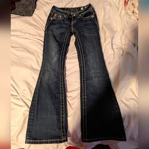 Miss Me, blue jeans. Boot cut. Size 7